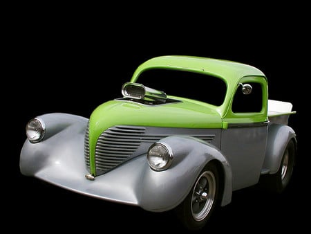 Supercharged Pickup - truck, cars, hot rods, custom rides