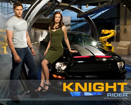 Knight Rider - actors, mustang, tv show, kitt