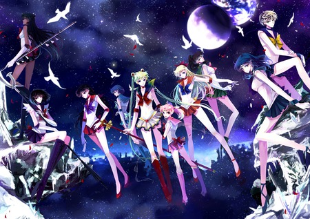 the sailor elites XD - sailor, ami chan, sailor mercury, sailor jupitar, sailor saturn, sailor moon, sailor squd, sailor pluto, sailor urians, sailor mars