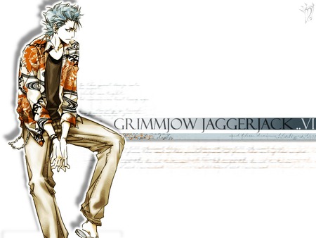 Grimmjow - grimmjow, espada, blue, bleach