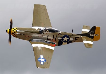 North American P-51 Mustang - united states air force, world war two, p 51, us air force