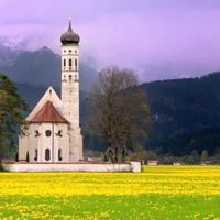 Church in Spring