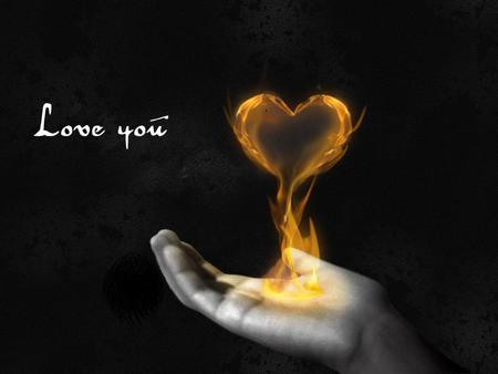 Burning Love - love, heart, fire