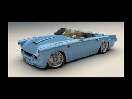 1955 Tbird - thunderbird, ford, car, tbird