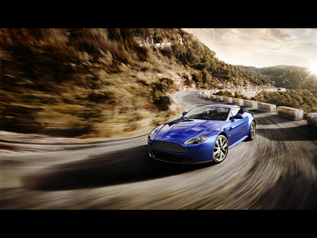 2011 Vantage - power, vantage, blue, car, photography, luxury, aston martin, cars, speed