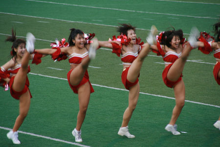 Japanese Cheerleaders - girls, women, sport, football, dance, sexy, other