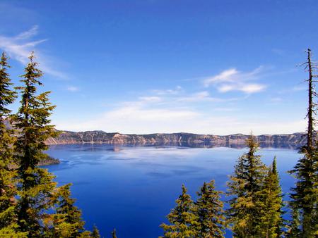 Lake - nature, sky, lake, trees