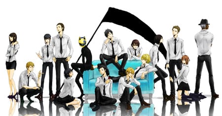 Durarara - girls, headless, anime, durarara, boys