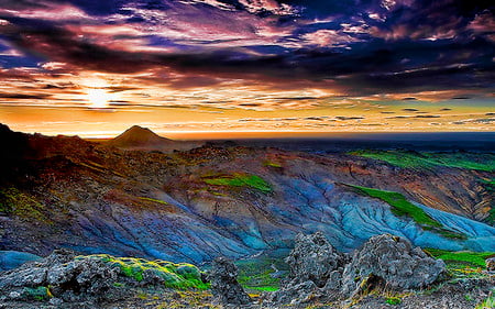 Waiting - landscape, beauty, sunset, mountain