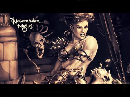 Neverwinter Nights - game, fantasy, female, neverwinter nights, art