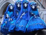 blue costumes