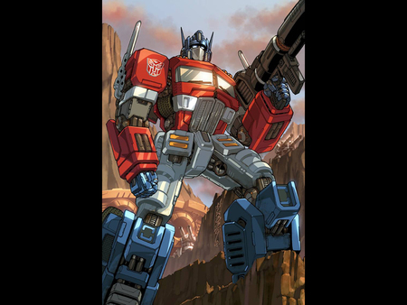 Optimus - transformer, fantasy, comic, optimus prime, art