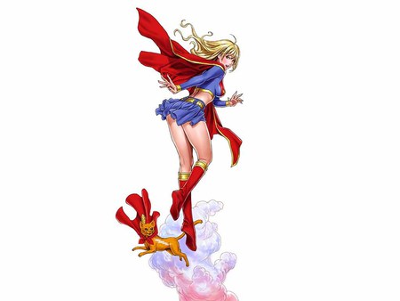 Super Girl - comic, super girl, art, fantasy