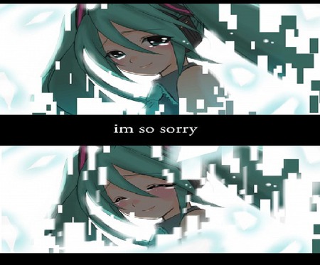 miku the sad dissapearance - aqua, miku, dont go, sad