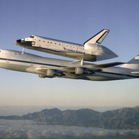 atlantis on shuttle carrier