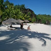 Beach at Bora Bora