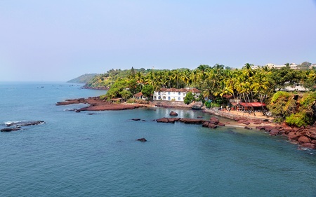 Goa India'a Getaway - beaches, sky, trees, tropical, palm, nature, town, forest, beautiful, blue, waters