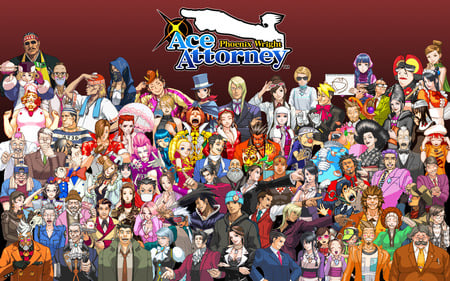 Phoenix Wright Collage