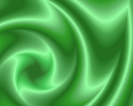 Green Satin Swirl