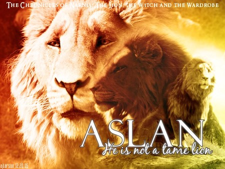 narnia aslan wallpaper