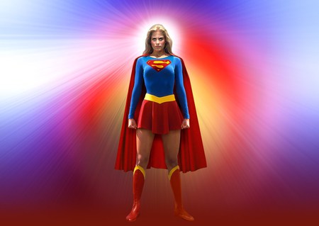 Supergirl - comic, people, model, book, character, sexy