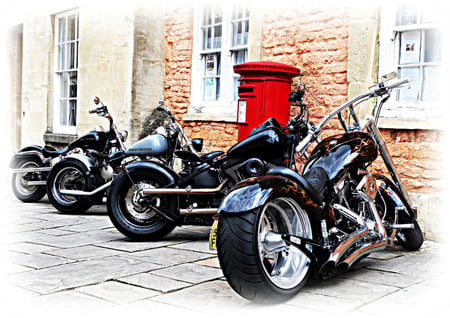 Chillin out - chopper, bikes, harley davidson, motorcycles