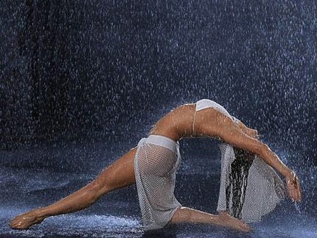 Girl in Rain - picture, girl, hot, in rain