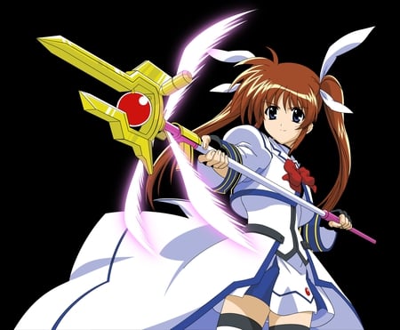 Warrior - anime, weapon, girl, warrior