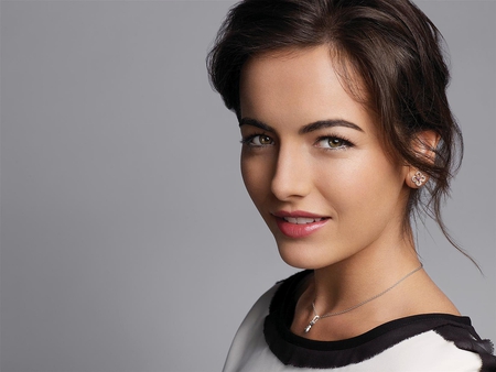 Camilla Belle - lips, belle, female, red, camilla