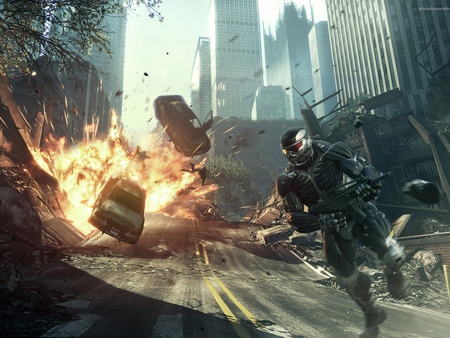 Crysis - war, adventure, video game, crysis, blast