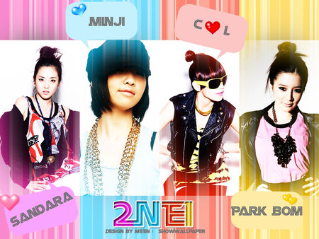 2NE1 - minji, 2ne1, cl, dara, bom