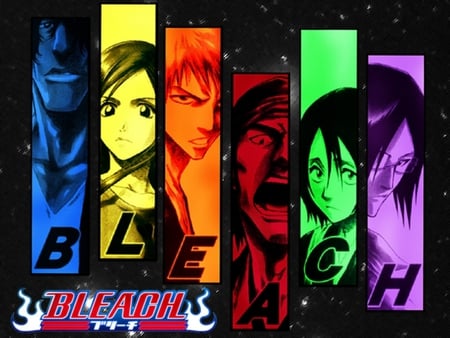 bleach - renji, orihime, ishda, rukia, ichigo, sado