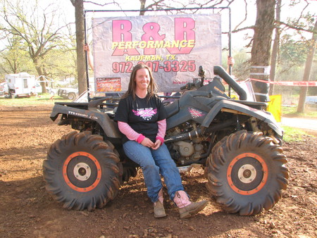 QUAD - dirt, woman, quad, motorcycle