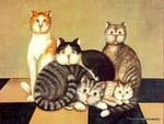 Cats painting