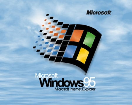 Windows 95 Logo - operation system, microsoft, 95, logo, windows, os