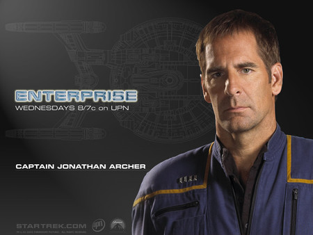 Captain Archer - Enterprise - space, star trek, movies, series, sci-fi