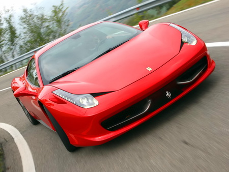 Ferrari 458 Italia - red, sport car, car, ferrari, italia, 2011, 458, exotic, speed