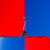 red & blue