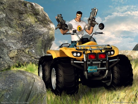 Serious Sam - serious sam, art, fantasy, game