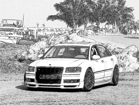 Audi A8 - audi, 2006, desktop, a8