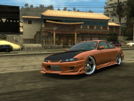 Nissan drift - midnight club los angeles, orange, drift, midnight club, nissan