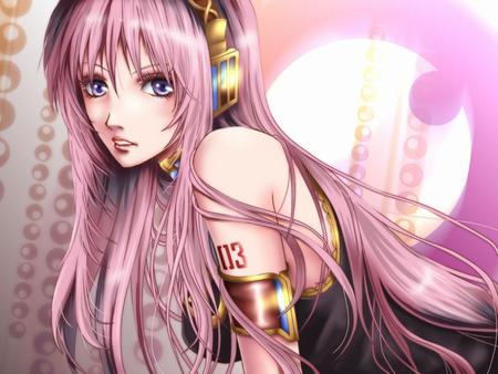 Megurine Luka - aqua, headset, music, anime girl, white, art, yellow, cool, aqua eyes, artistic, song, vocaloids, code, program, vocaloid, beautiful, pink, diva, nice, realistic, beauty, singer, black, virtual, pretty, megurine luka, idol, anime, cute, megurine, luka, girl, pink hair, gold, real, microphone, headphones, awesome