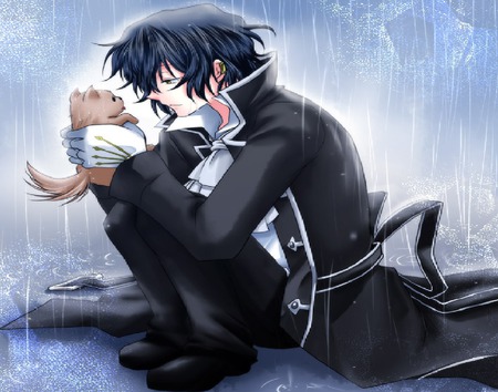 kaito the sad vampire pt 9 - dog, littel, kaito, creepy