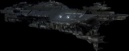 UNSC Spirit of Fire in space - spirit, fire, halo, unsc, halo wars, spirit of fire