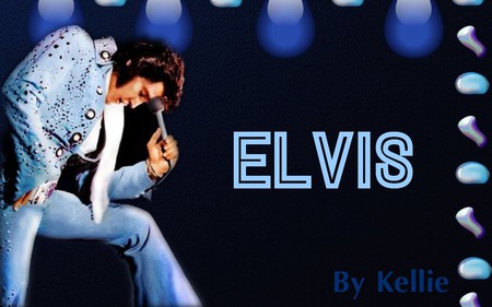 Elvis Wallpaper - king, elvis, prelsey, blue