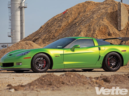 Z06 Green - vette, gm, chevy, wing