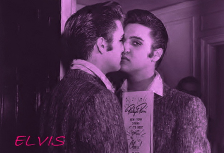 Elvis - purple, 50s, elvis presley, elvis, music