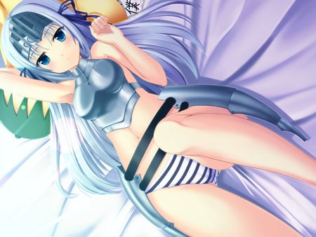 Eucliwood Hellskythe - hellscy, zombie, anime, bed, eucilwood, girl, cute, kore