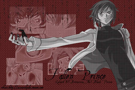 Fallen Prince - cg, anime guy, lelouch lamprouge, lelouch, fallen prince, code geass