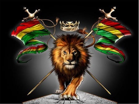 rastafari lion - vf, rgbrb, brbr, rgbrgb